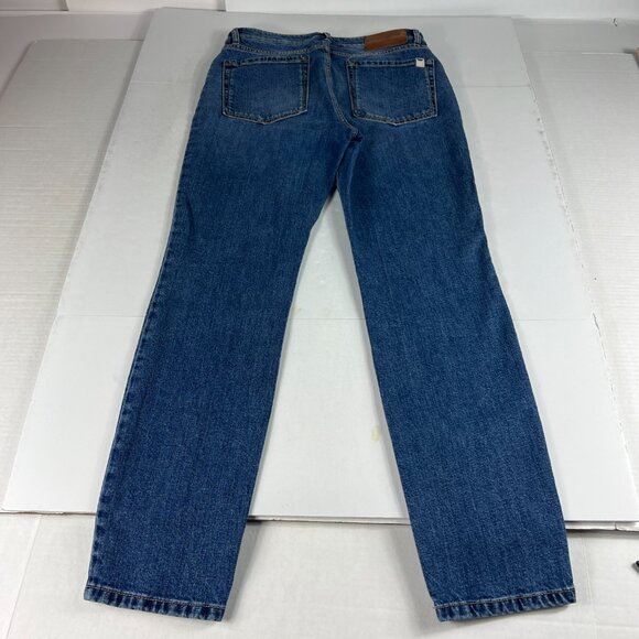 Max Mara Jeans Women's 29x29* Weekend Cropped Cigarette Skinny Blue Denim Tag 8 - Picture 13 of 16
